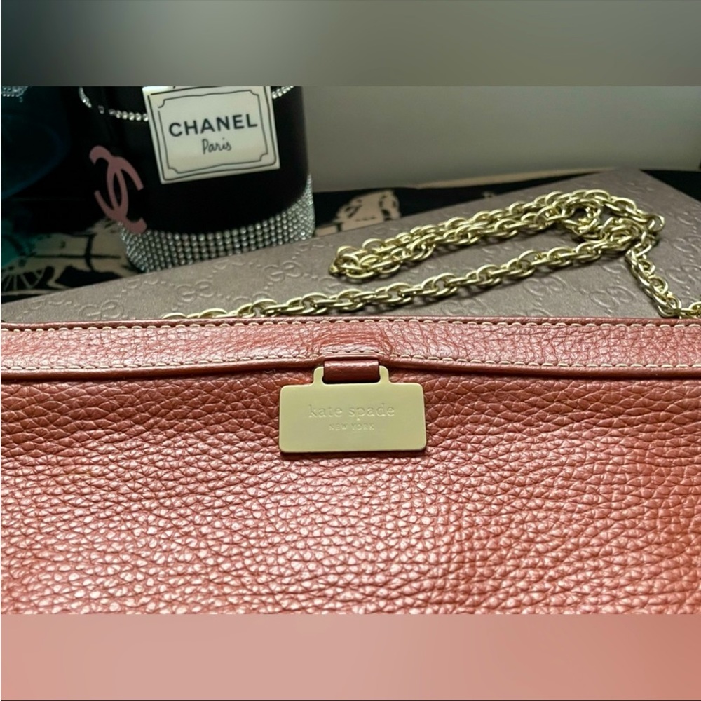 ✨KATE SPADE✨♠️ GOLD CHAIN ARM BAG - Picture 6 of 7